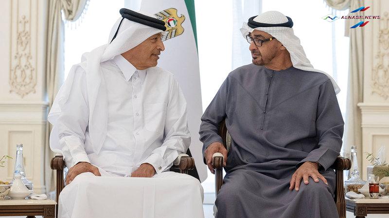 محمد بن زايد يبحث تعزيز العلاقات البرلمانية مع دولة قطر